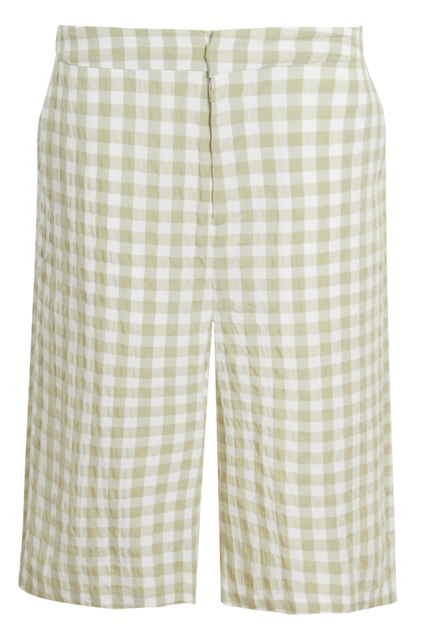 Native Youth Short plaid light green