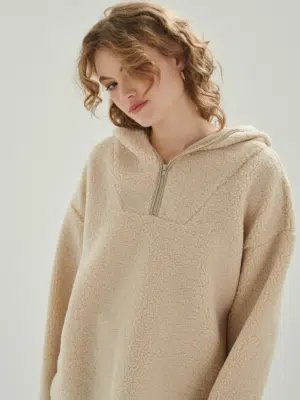 24 Colours Fleecepullover beige