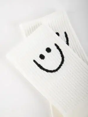 24 Colours Socken weiss