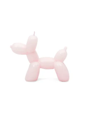 Helio Ferretti Ballonhund Kerze Rosa