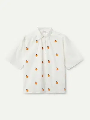 Compania Fantastica Bluse bestickt cremeweiss